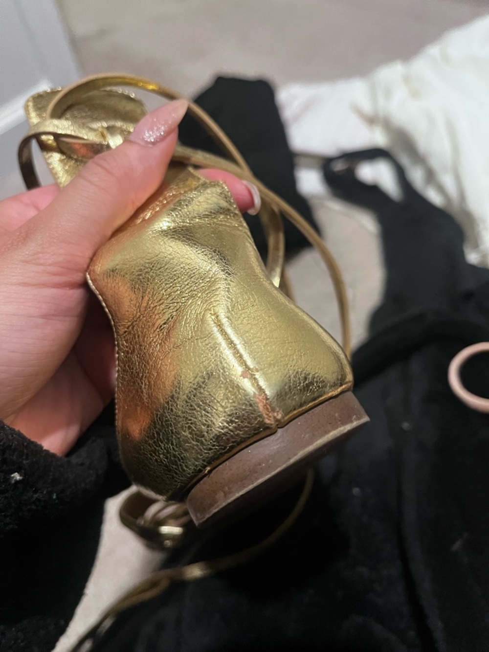 Gold Sandals - Picture 7 of 8